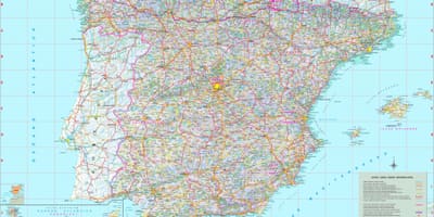 Etiquetado mapa de España
