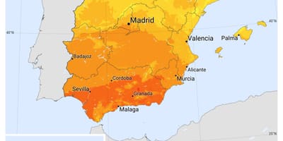 Mapa de España de sol