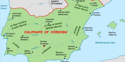 Mapa de la España musulmana