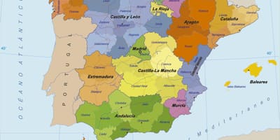 Mapa de España y sus islas