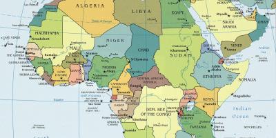 África y España mapa