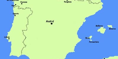 El norte de España resorts mapa